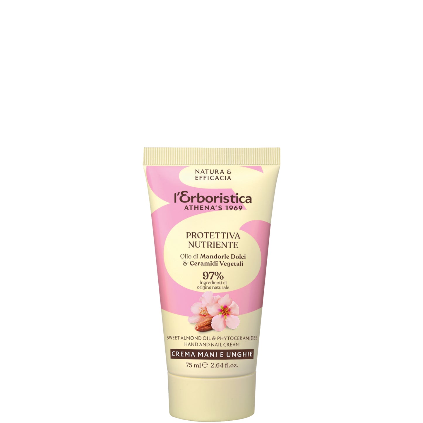 L'Erboristica Olio di Mandorle Dolci & Ceramidi Vegetali Crema Mani e Unghie