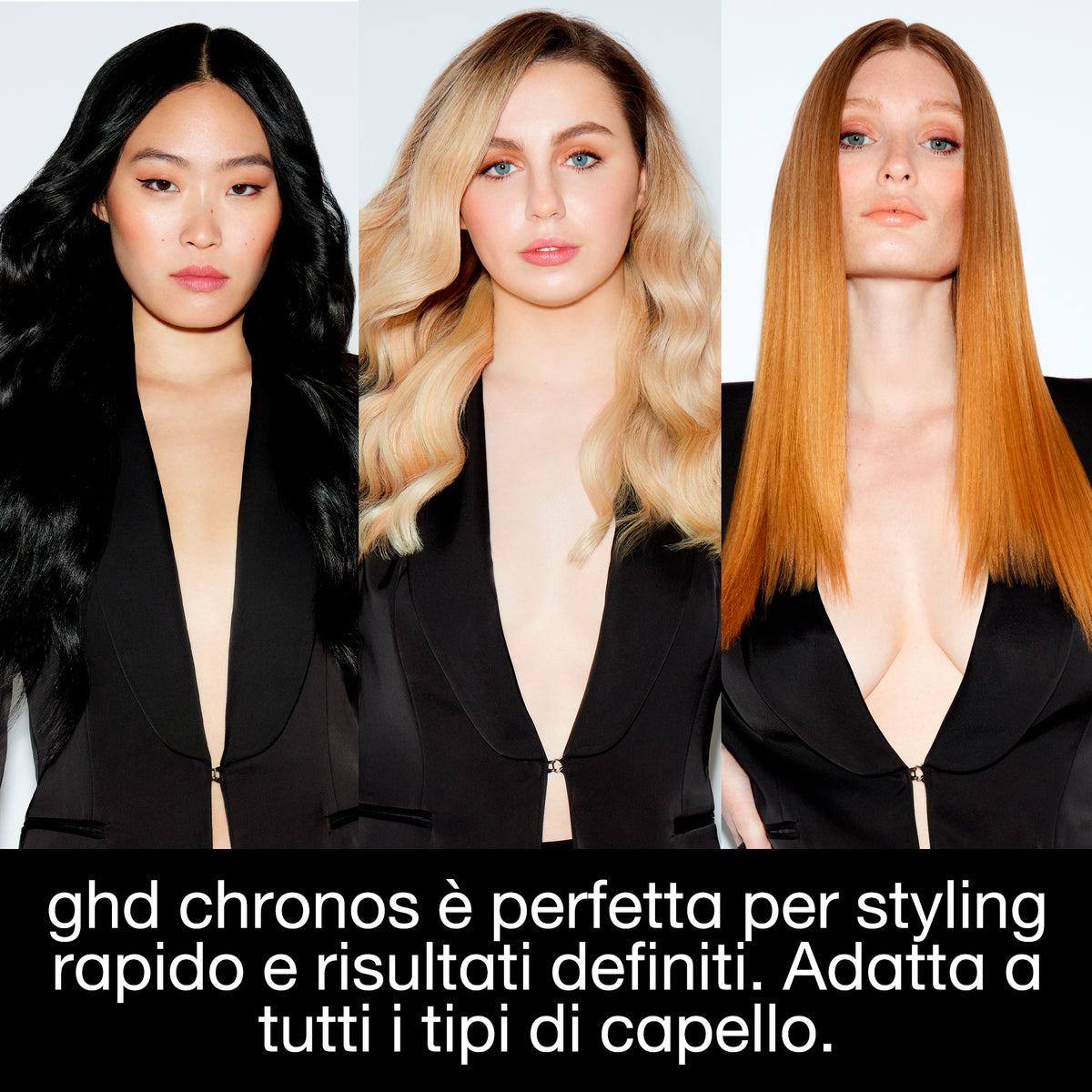 ghd Chronos styler - piastra per capelli nera