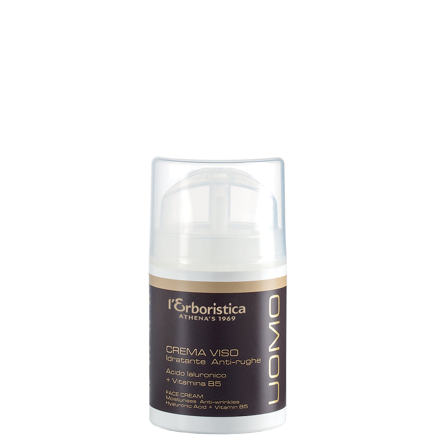 L'Erboristica Acido Ialuronico e Vitamina B5 Crema Viso UOMO