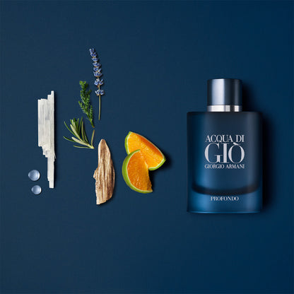 Acqua Di Gio' Pour Homme Profondo Confezione 40 ML Eau de Parfum + 75 ML Gel Doccia + 75 ML Latte Corpo