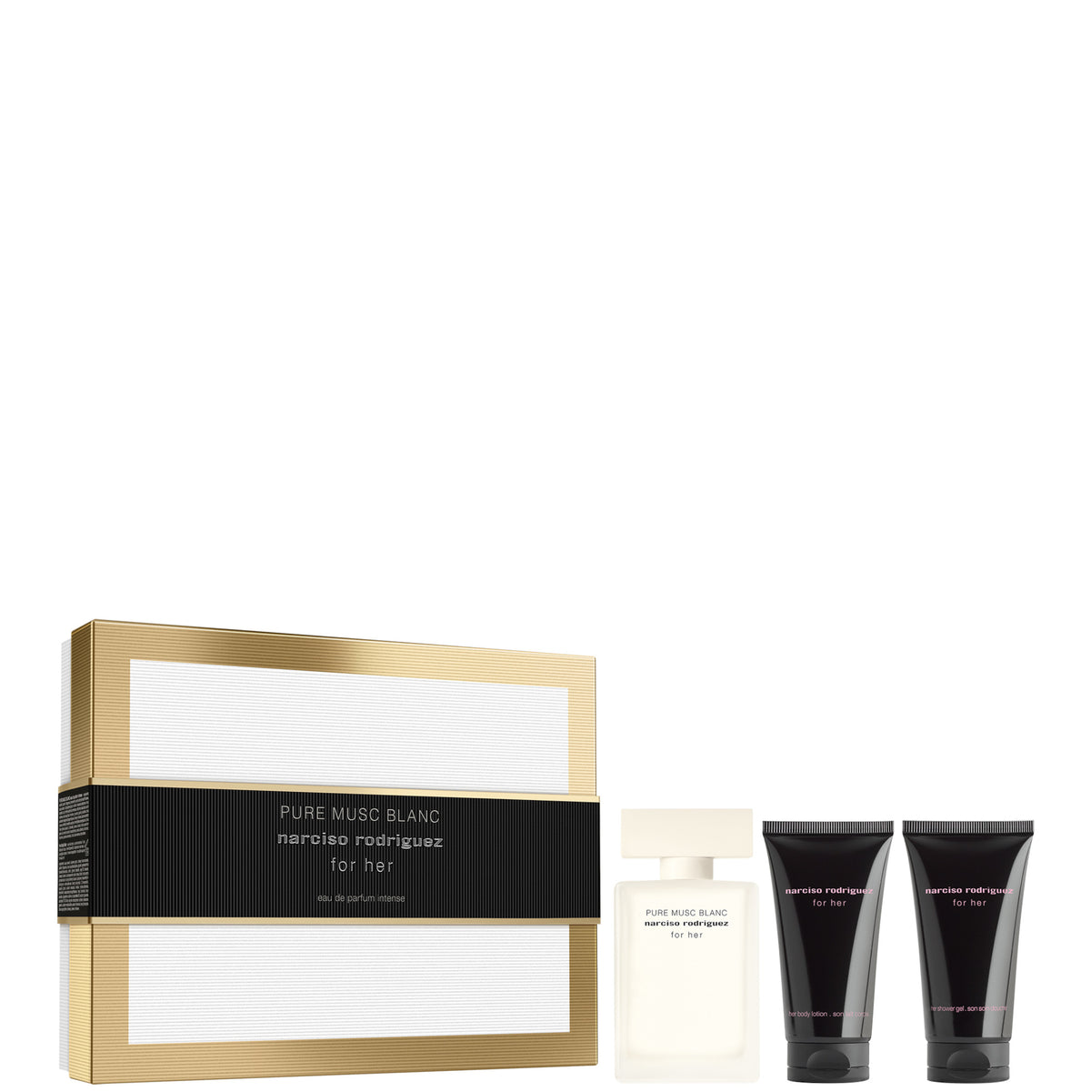 Narciso Rodriguez for her PURE MUSC BLANC Eau de Parfum Intense Cofanetto