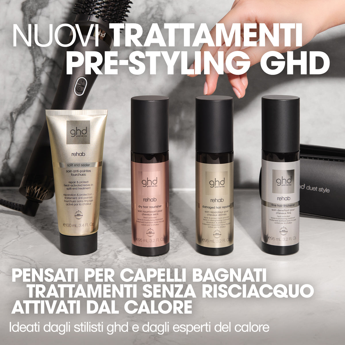 ghd rehab damaged hair repairer - siero riparatore per capelli danneggiati