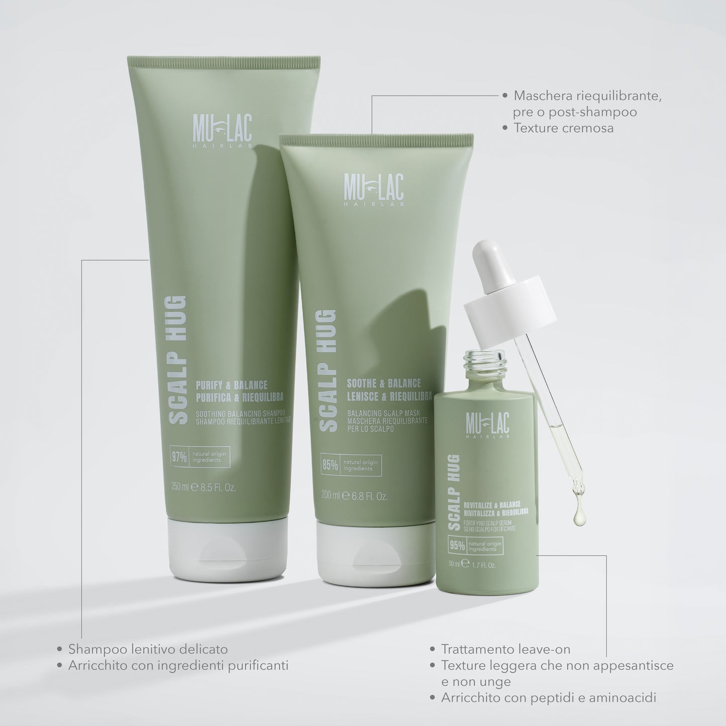 Mulac Scalp Hug Shampoo Riequilibrante Lenitivo