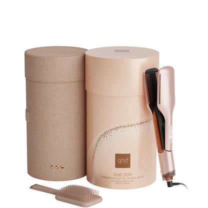 ghd duet 2-in-1 hot air styler festive gift in cashmere collection