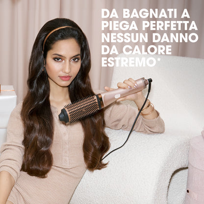 ghd duet blowdry hair dryer brush festive gift set in cashmere collection