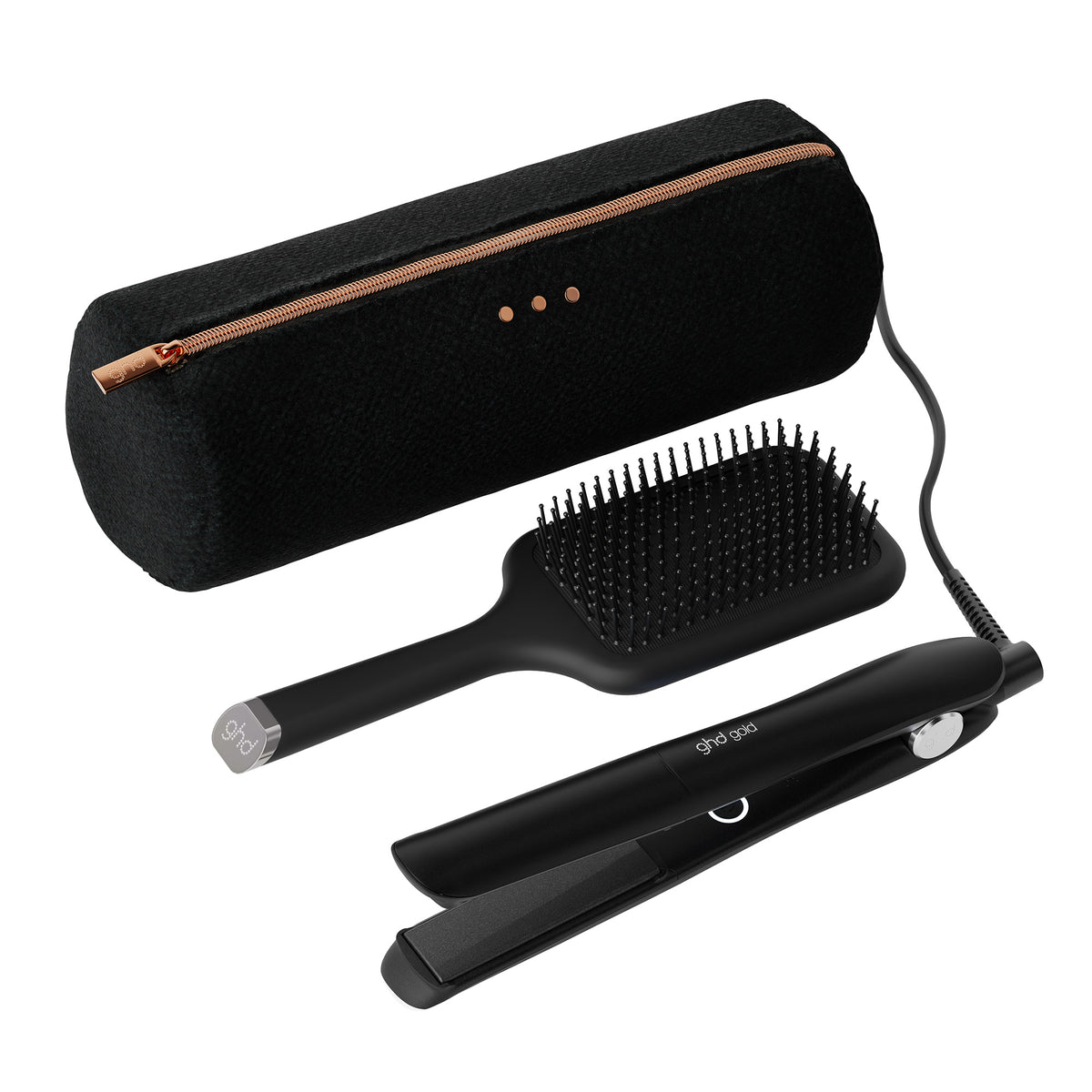 ghd gold festive gift set in black