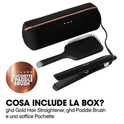 ghd gold festive gift set in black