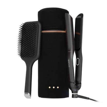 ghd sculpt interactive hair straightener gift set in black