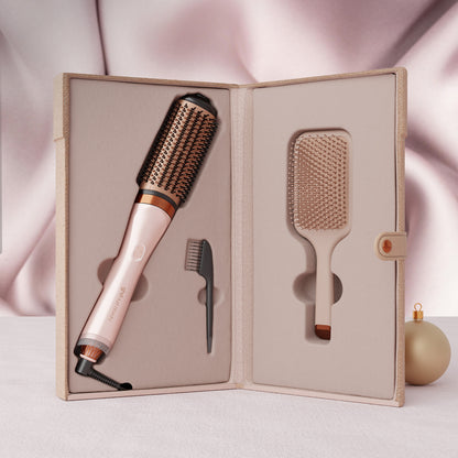 ghd duet blowdry hair dryer brush festive gift set in cashmere collection