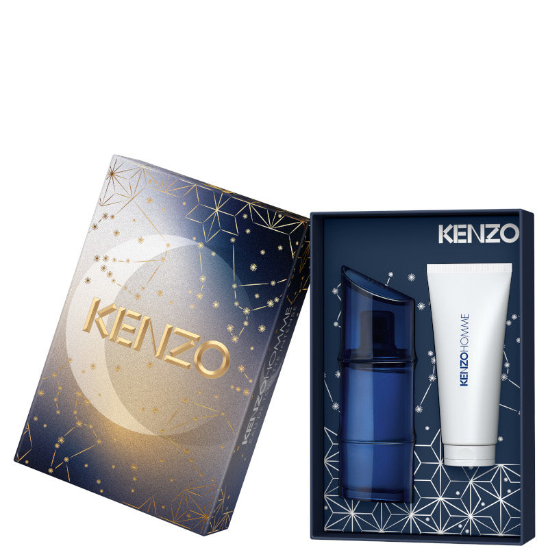 Kenzo Homme EDT Intense Confezione 60 ML Eau de Toilette Intense + 75 ML Gel Doccia