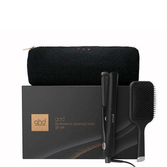 ghd gold festive gift set in black