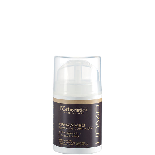 L'Erboristica Acido Ialuronico e Vitamina B5 Crema Viso UOMO