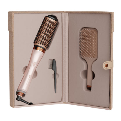 ghd duet blowdry hair dryer brush festive gift set in cashmere collection